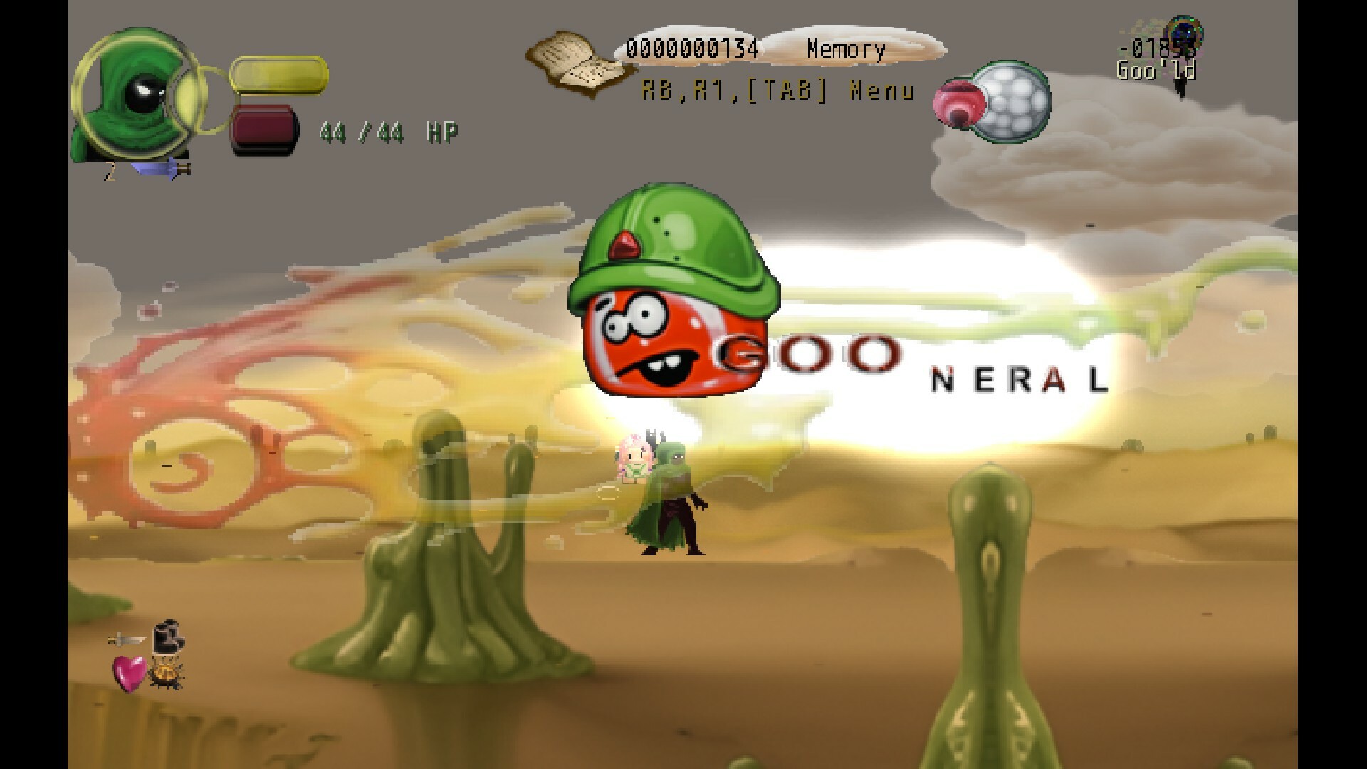 screenshot of a land Goo's crazy 10