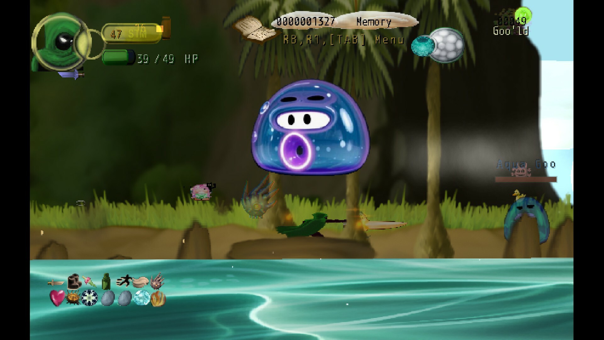 screenshot of a land Goo's crazy 21