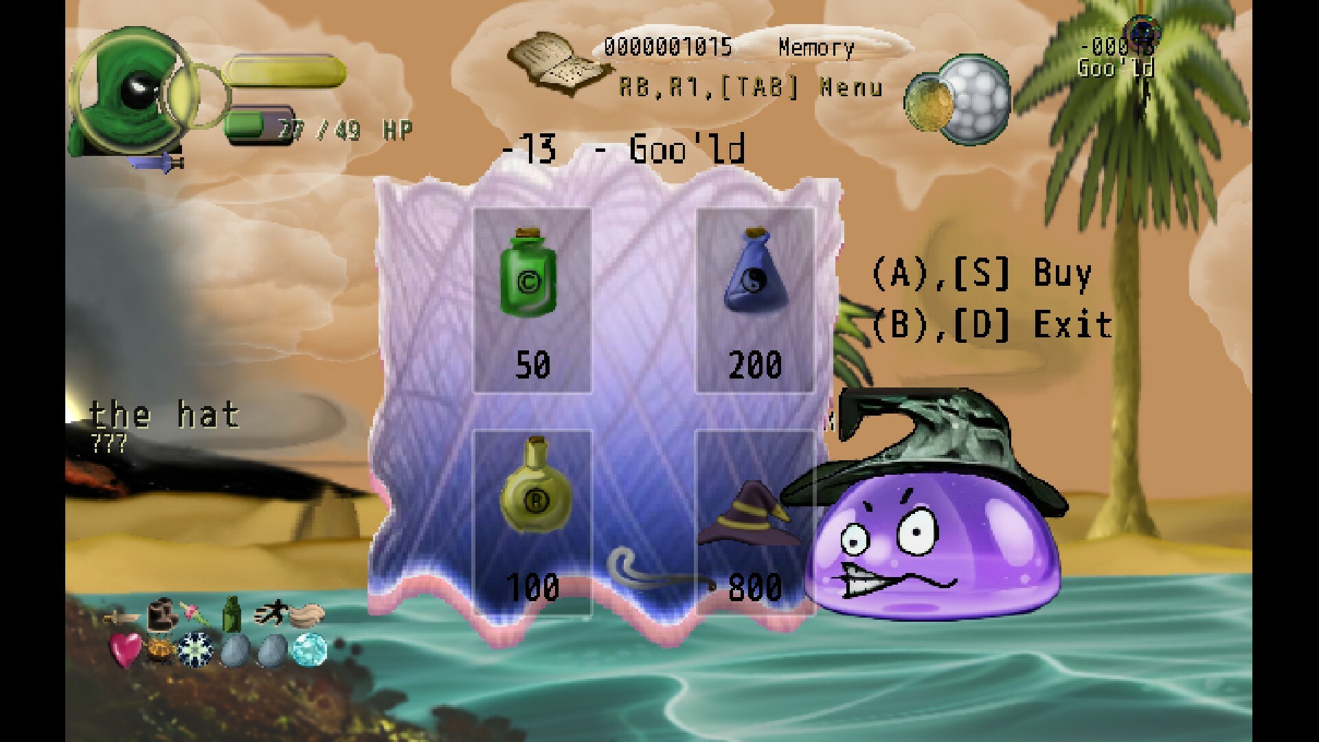 screenshot of a land Goo's crazy 19