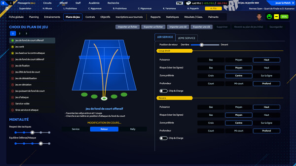 Capture d'écran 5 de Tennis Manager 2023