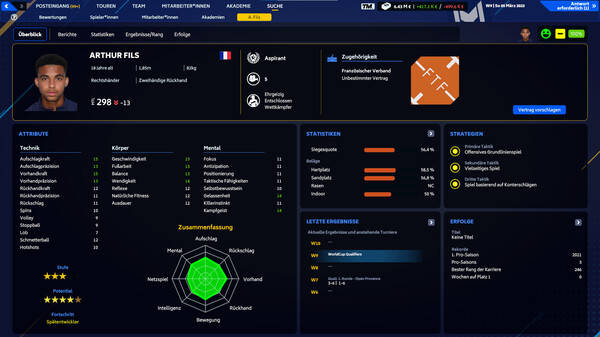 Tennis Manager 2023 Screenshot 1