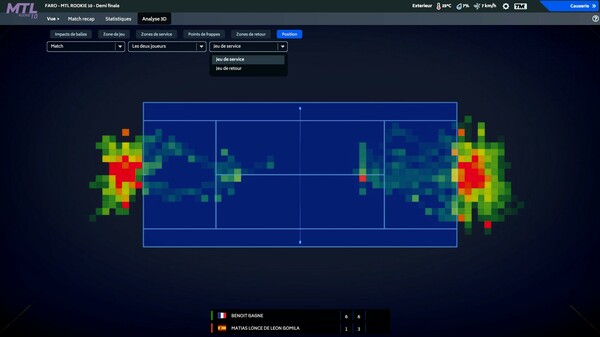 Capture d'écran 4 de Tennis Manager 2023