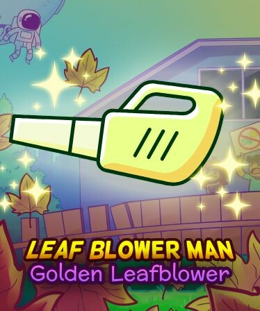 Leaf Blower Man - Golden Leafblower