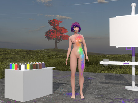 V-Art Paint Studio - Body Painting screenshot 1