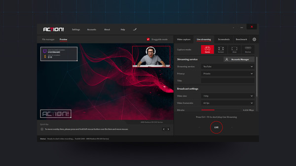 Action! - Gameplay Recording and Streaming