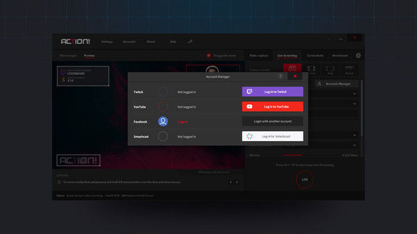 Action! - Gameplay Recording and Streaming