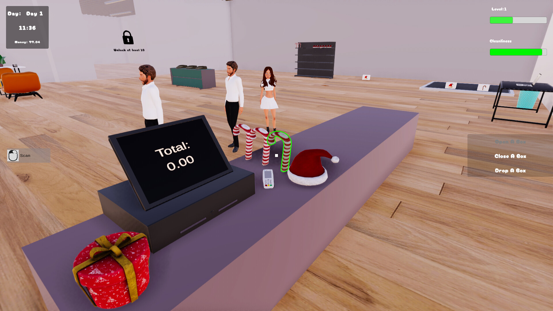 Christmas Market Shop Simulator screenshot #1