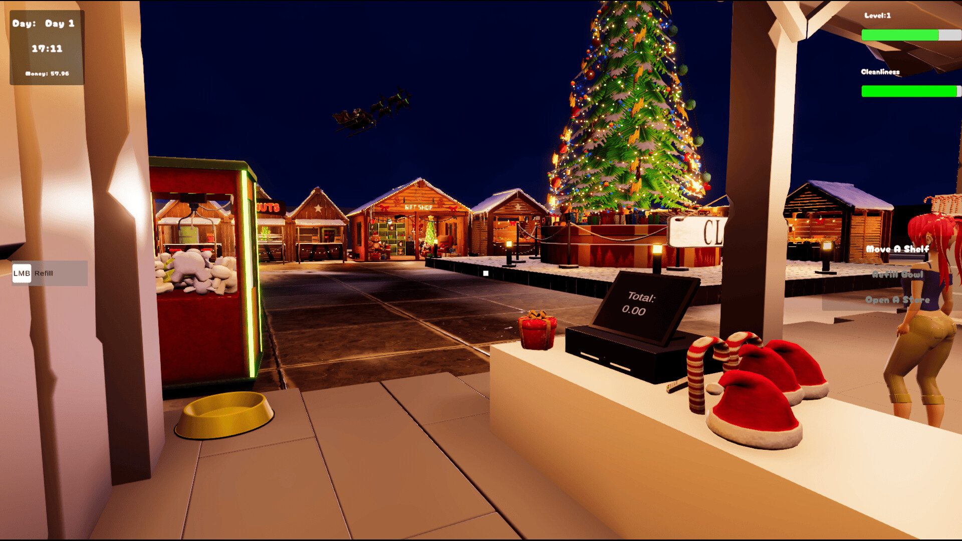 Christmas Market Shop Simulator screenshot #2