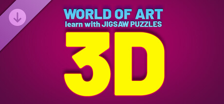 WORLD OF ART - learn with JIGSAW PUZZLES: 3D banner image