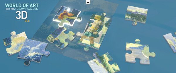WORLD OF ART - learn with JIGSAW PUZZLES: 3D