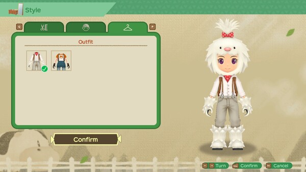 STORY OF SEASONS: A Wonderful Life - Mukumuku Outfit