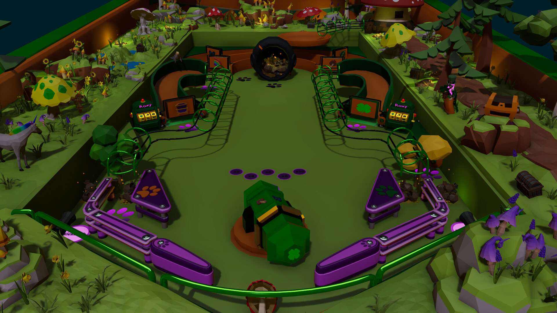 Roxy Raccoon's Pinball Panic - St. Patrick's Paradise Featured Screenshot #1