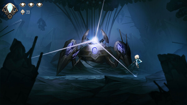 Screenshot of Sweet Dreams Dahlia gameplay showing in-action mechanics