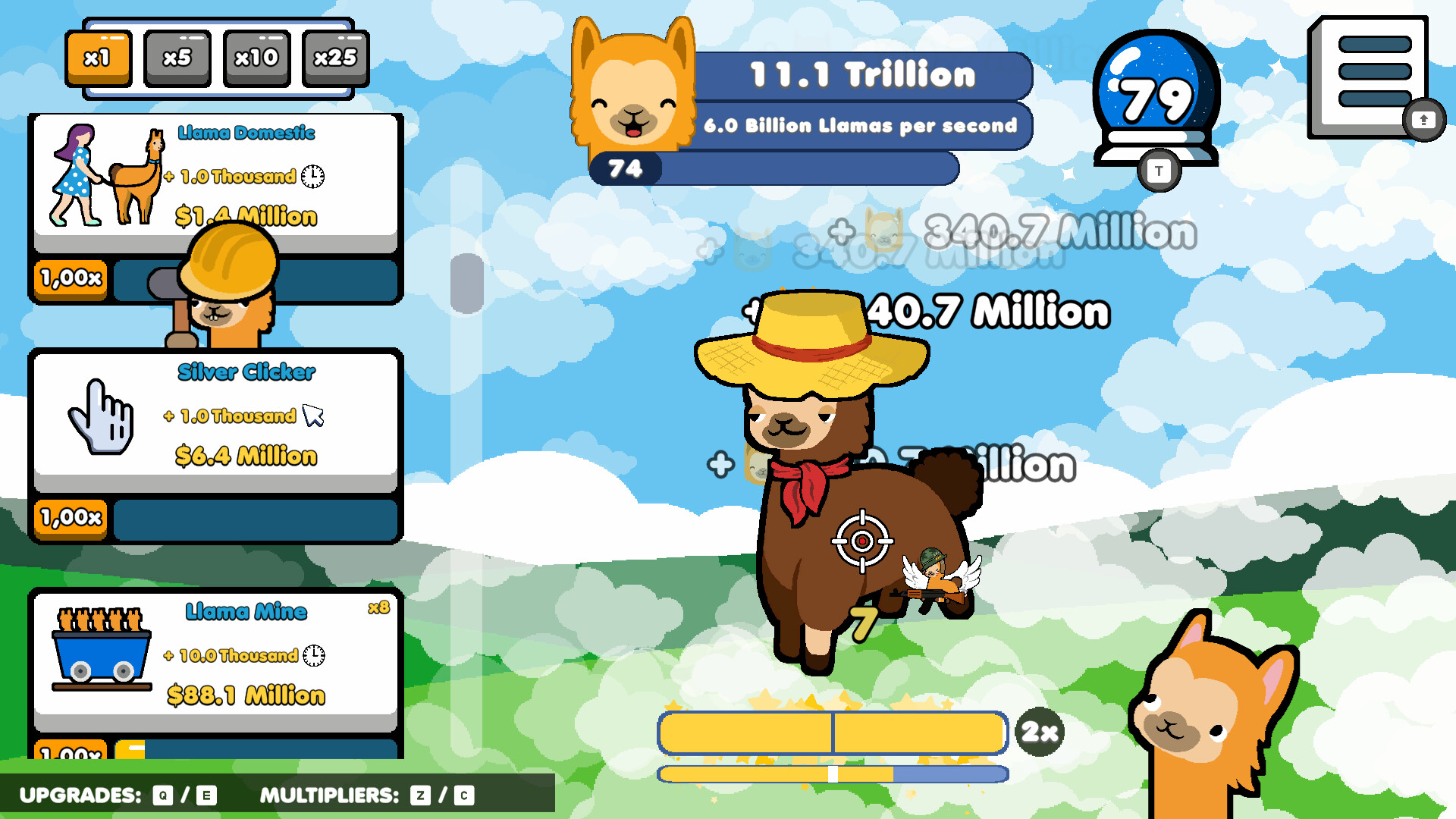 #5. Lhama Clicker (Steam) 由: Clicker