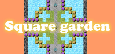 Square garden banner