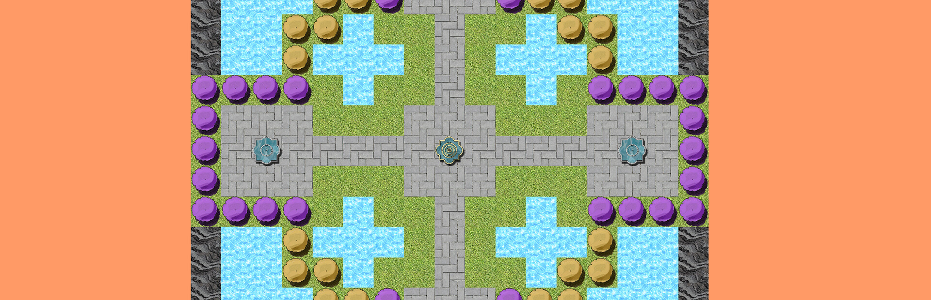 Square garden