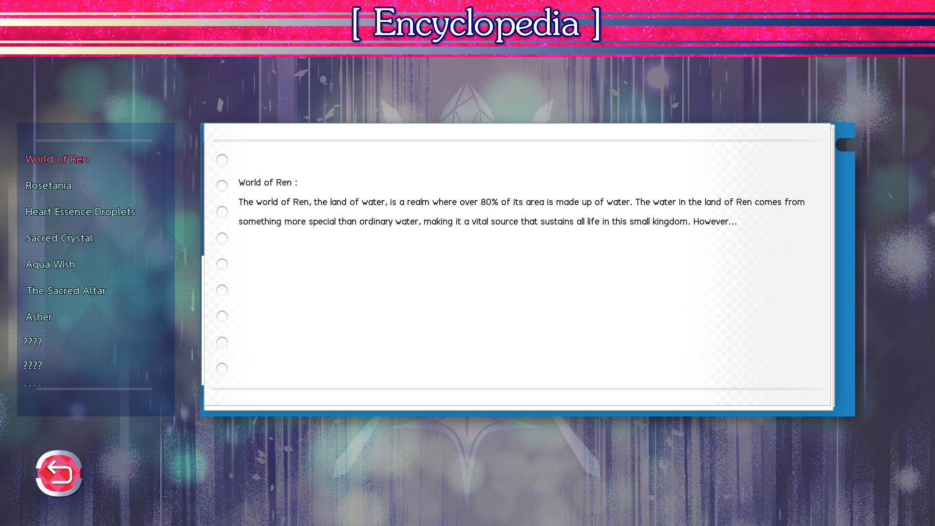 Tale of REN ~ [Searching for HEART droplets] ~ screenshot 7
