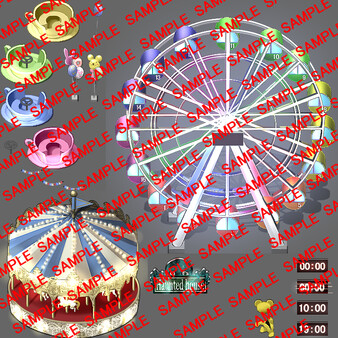 KHAiHOM.com - RPG Maker MZ - Amusement park! Tile set