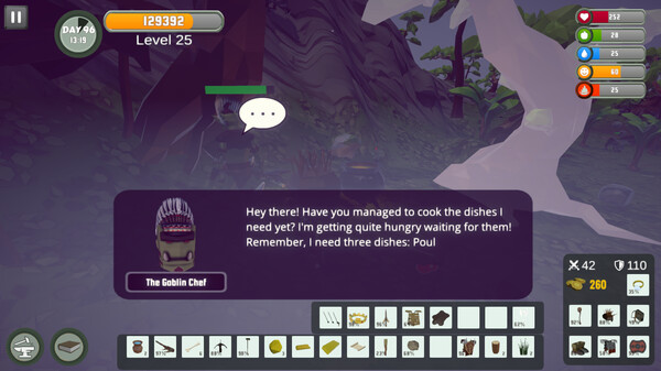 Screenshot z Surviving Skeleton Island