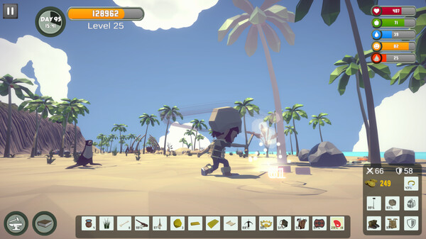 Screenshot z Surviving Skeleton Island
