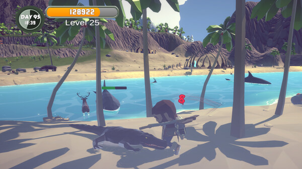 Screenshot z Surviving Skeleton Island