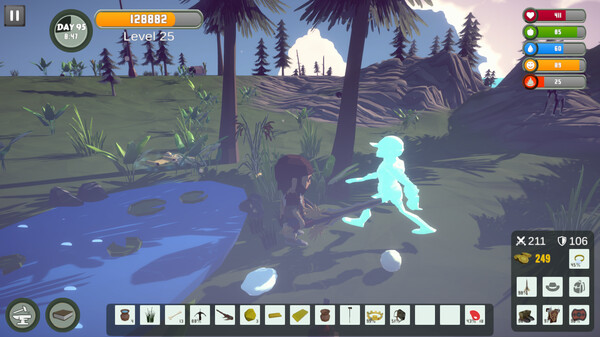 Screenshot z Surviving Skeleton Island