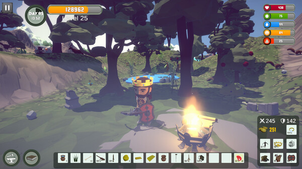 Screenshot z Surviving Skeleton Island