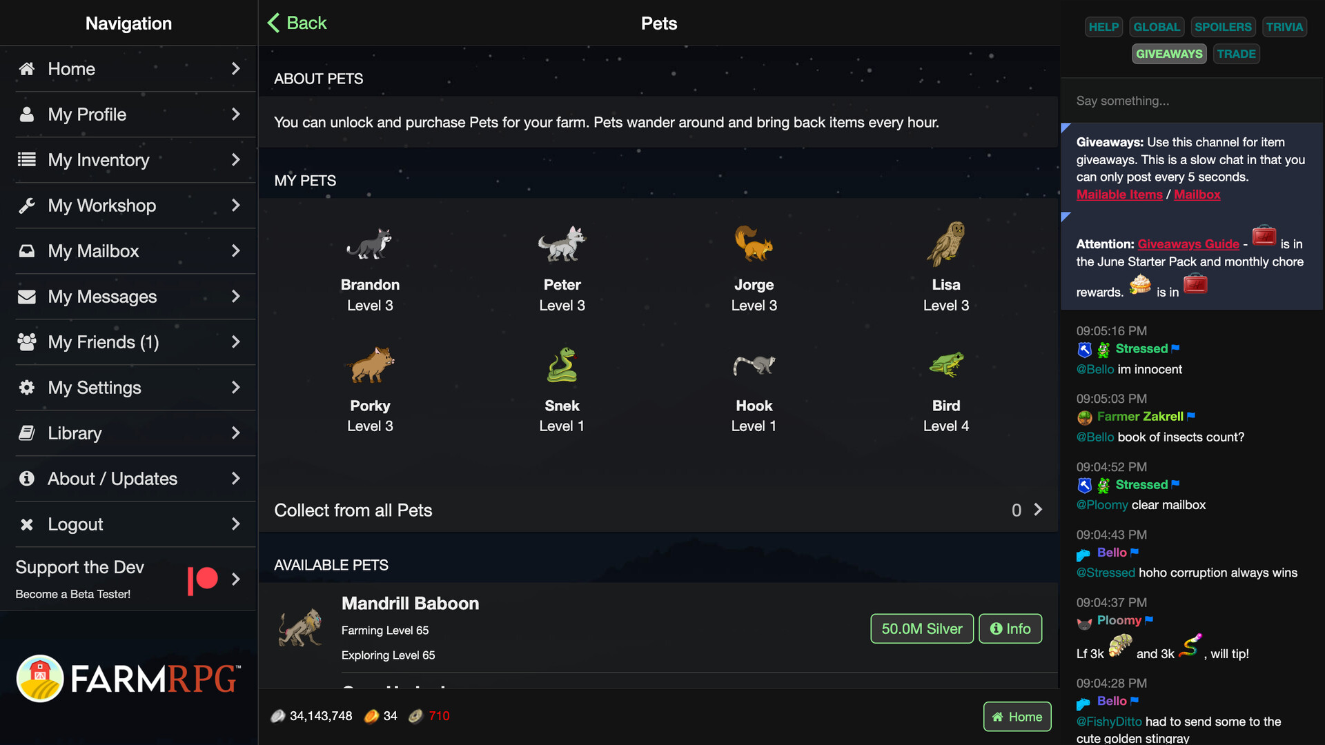 Farm RPG screenshot