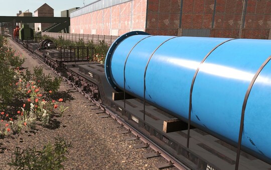 Trainz 2019 DLC - DB Uaai Low-Loader Flatcar