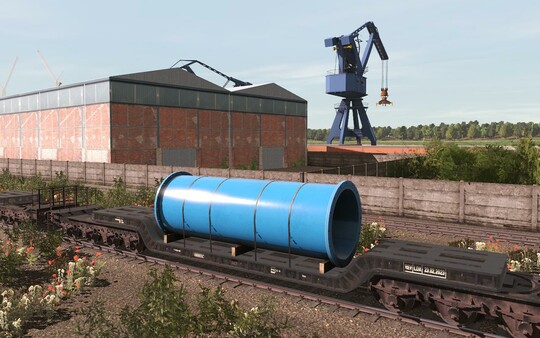 Trainz 2019 DLC - DB Uaai Low-Loader Flatcar