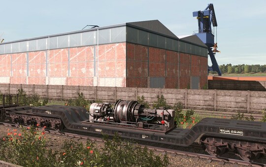 Trainz 2019 DLC - DB Uaai Low-Loader Flatcar
