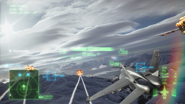 ACE COMBAT 8: WINGS OF THEVE — скриншот 7