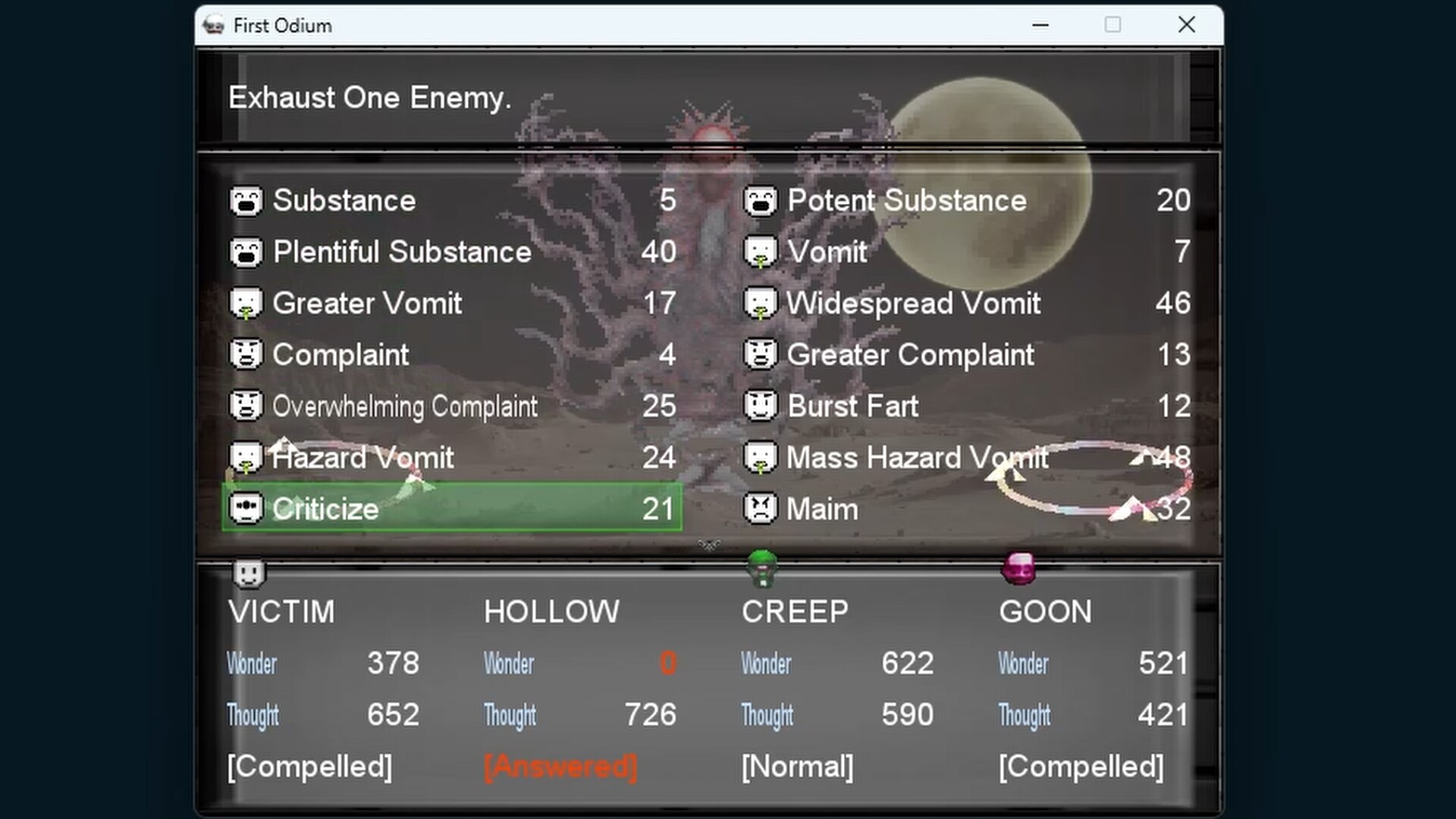 First Odium screenshot 6