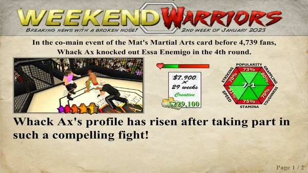 Weekend Warriors MMA.
