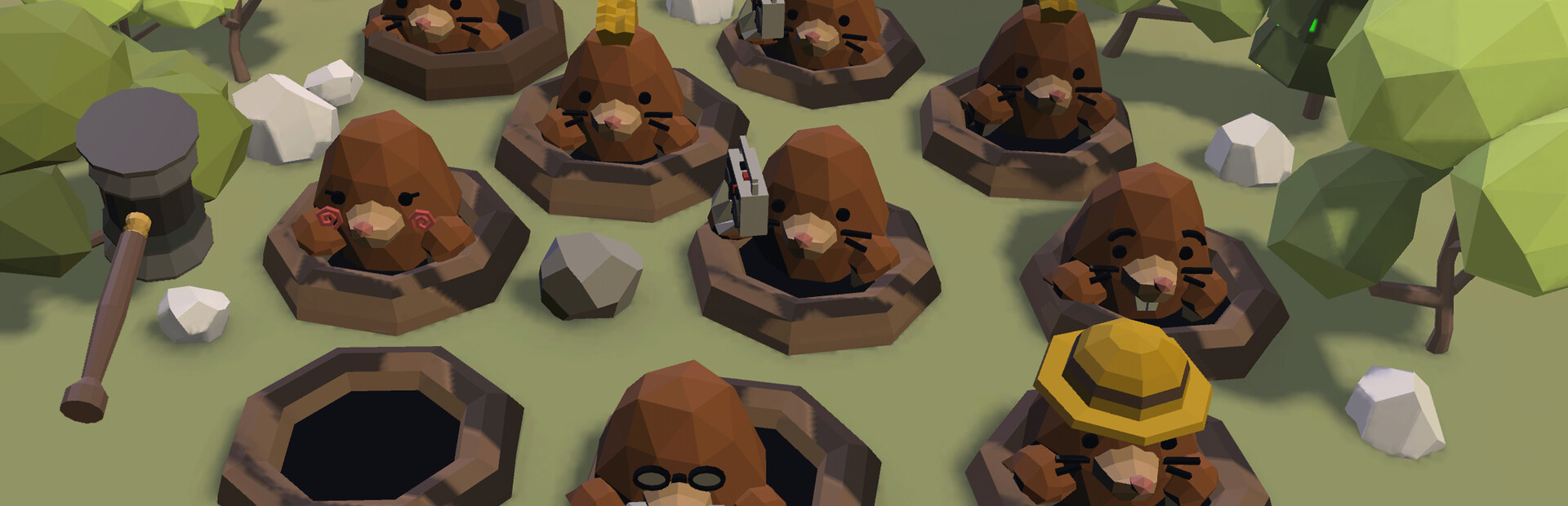 3D Whac-A-Mole