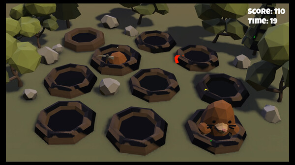 3D Whac-A-Mole