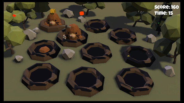 3D Whac-A-Mole