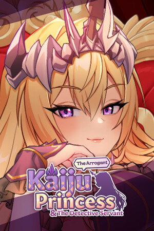 Cover art of The Arrogant Kaiju Princess and The Detective Servant