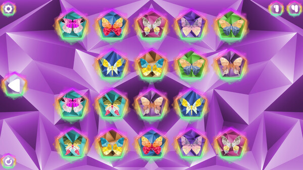 Скриншот 4 из игры Poly Memory: Butterflies