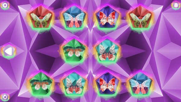 Скриншот 3 из игры Poly Memory: Butterflies