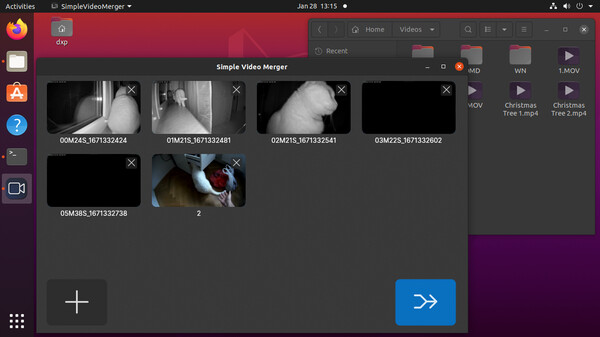 Screenshot z Simple Video Merger Screenshot z Simple Video Merger