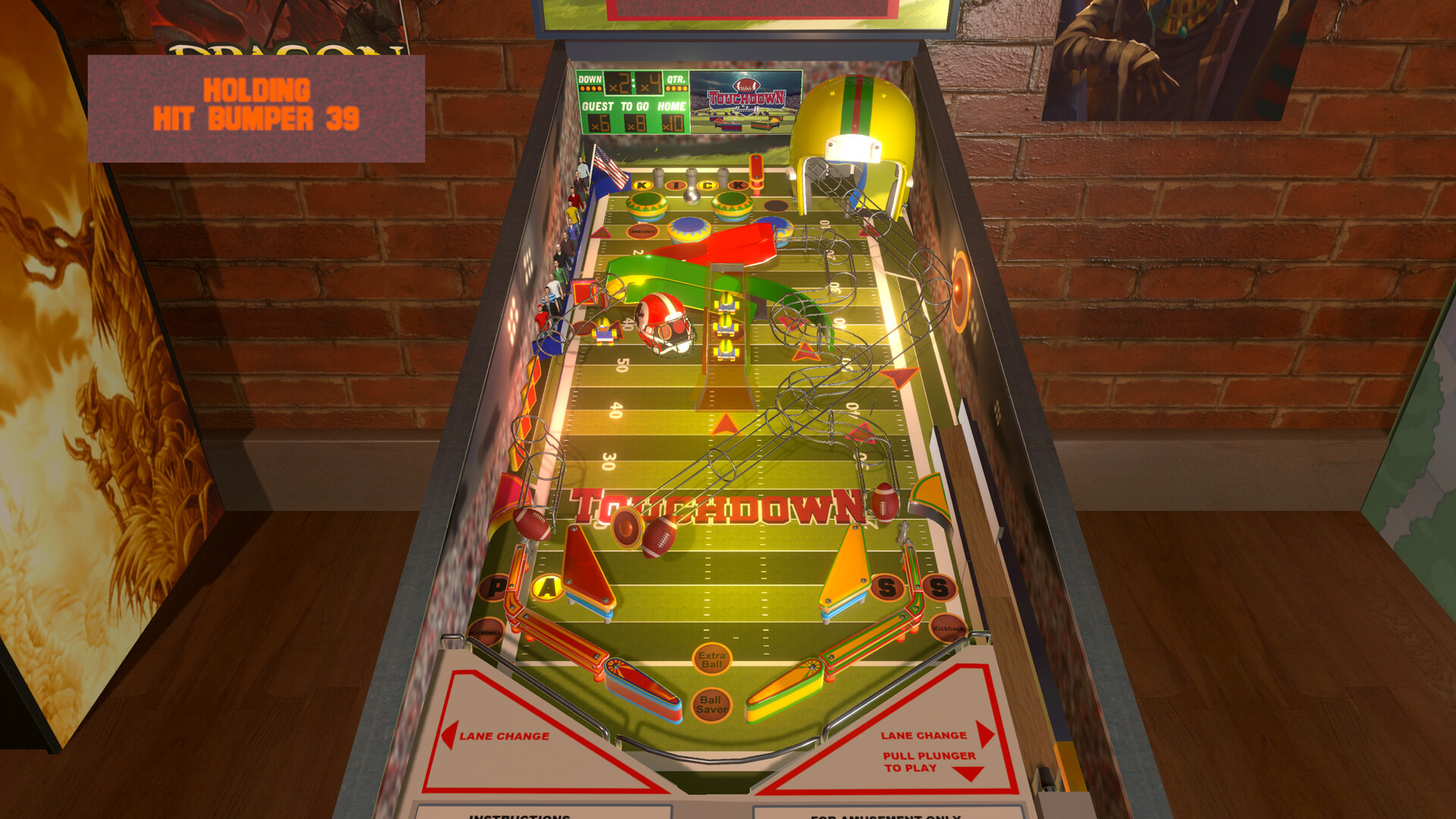 #4. Touchdown Pinball (Steam) Bởi: Super PowerUp Games