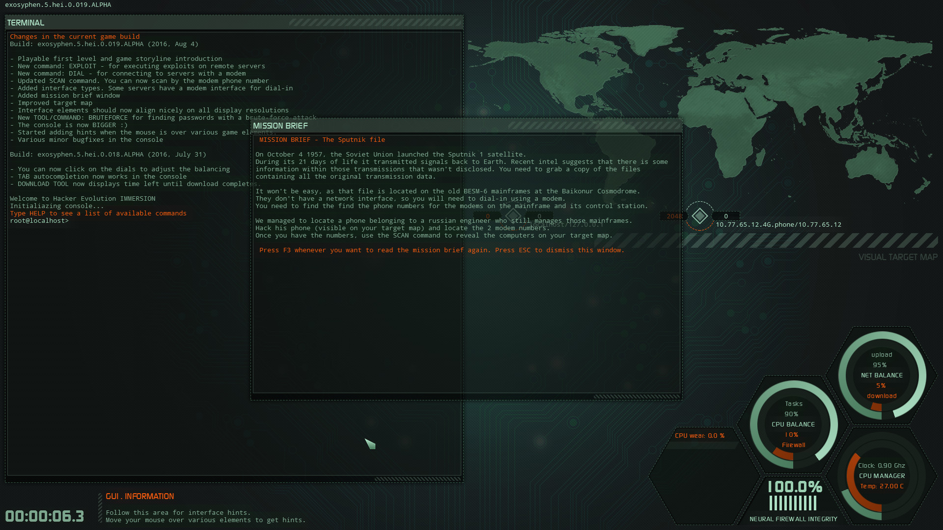 Hacker Evolution IMMERSIONのスクリーンショット 1