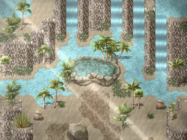 RPG Maker MV - KR Untamed Desert Tileset Featured Screenshot #1