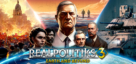 Realpolitiks 3: Earth and Beyond Steam Banner