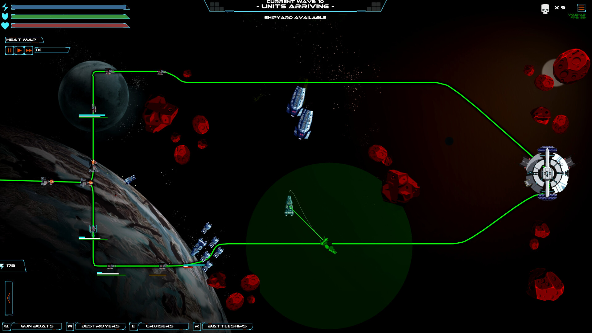 #3. The Fall of Aether Station (Steam) 由: Nibble & Byte Game Studio