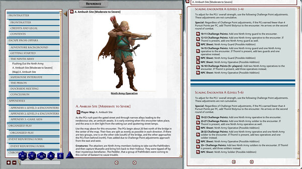 Fantasy Grounds - Pathfinder 2 RPG - Pathfinder Society Scenario #3-16: Escape from Oppara
