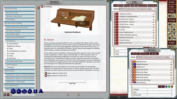 Fantasy Grounds - Pathfinder 2 RPG - Pathfinder Society Scenario #3-16: Escape from Oppara
