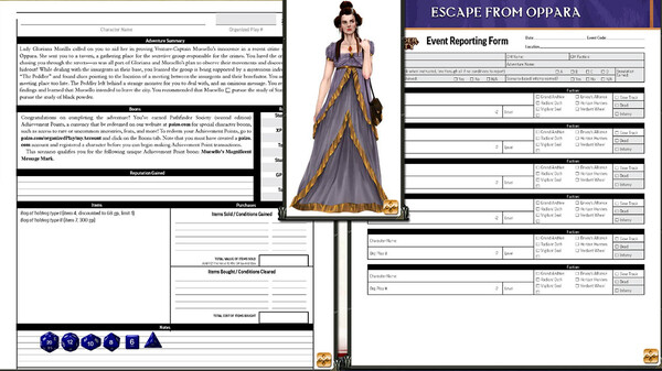 Fantasy Grounds - Pathfinder 2 RPG - Pathfinder Society Scenario #3-16: Escape from Oppara