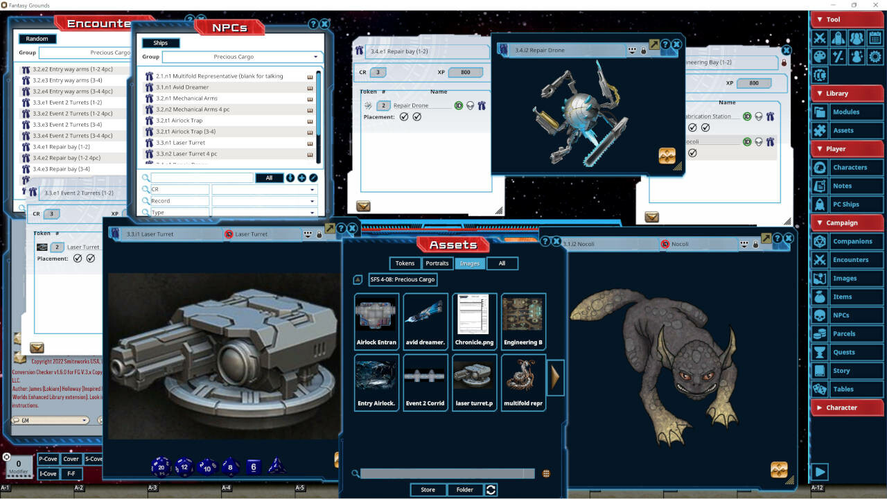 Fantasy Grounds - Starfinder RPG - Society Scenario #4-08: Precious Cargo Featured Screenshot #1